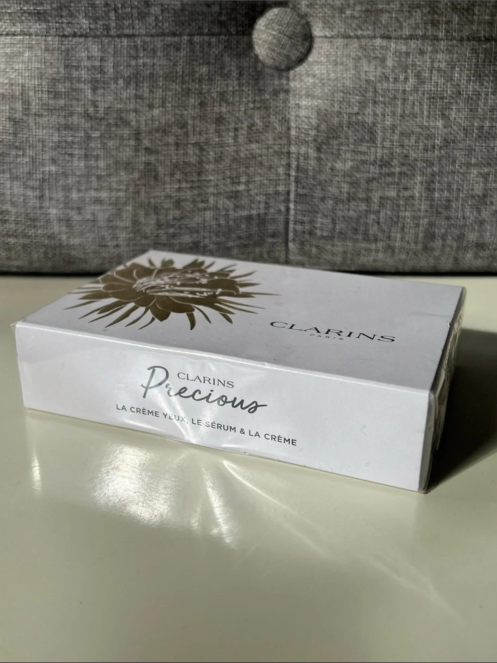 Clarins Precious Le Crème Yeux - Le Serim - La Crème wrapped and sealed Gift Set